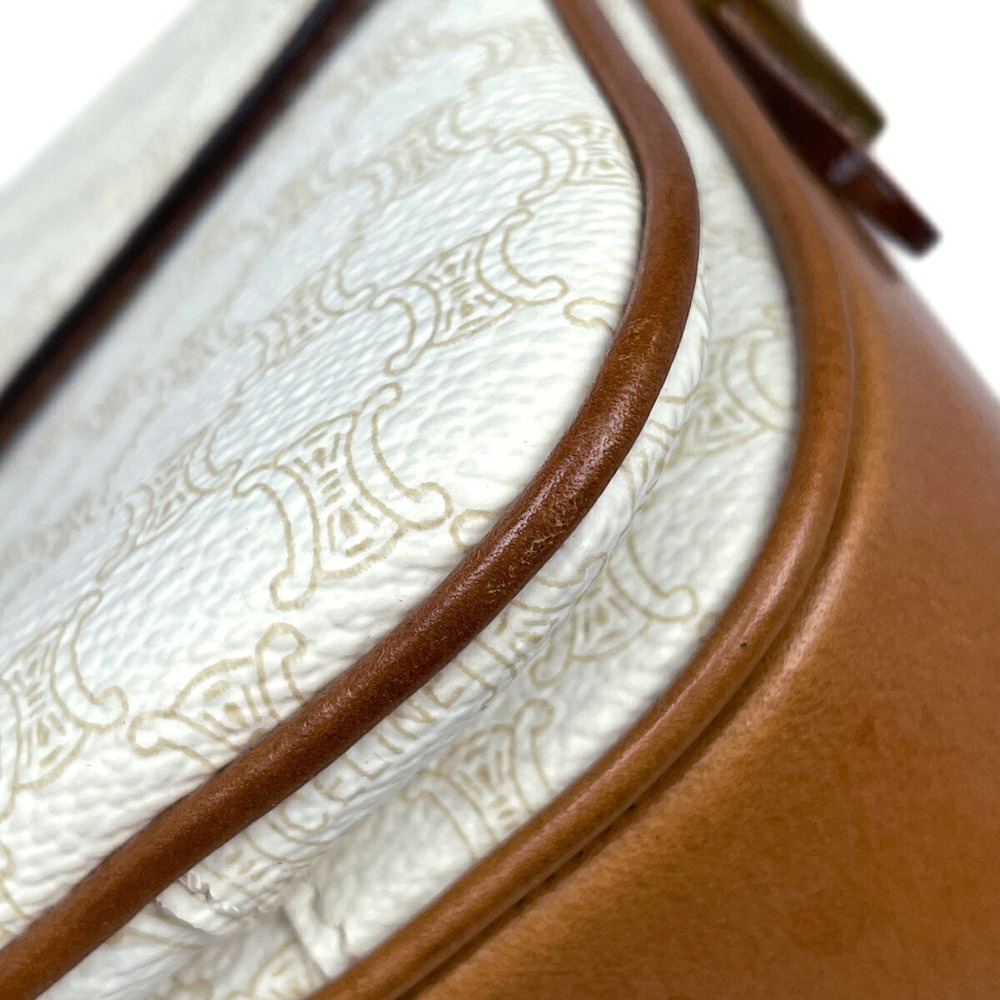 Celine Macadam shoulder bag cross Body Bum Crossbody Belt canvas white - Picture 3 of 7